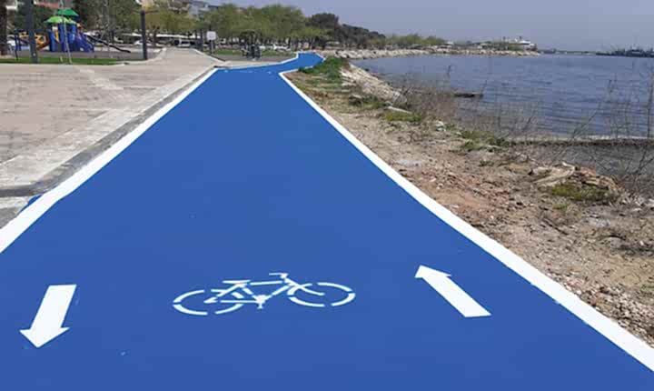 Afyon Bisiklet Yolu Yapımı