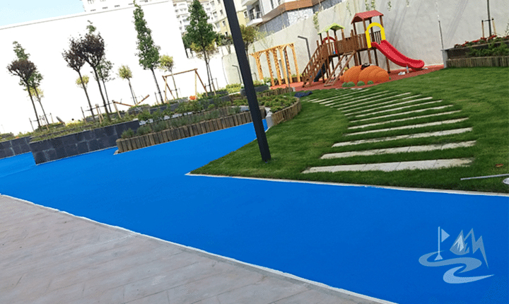 Kauçuk Zemin Uygulama